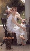 Adolphe William Bouguereau Work Interrupted (mk26) china oil painting reproduction